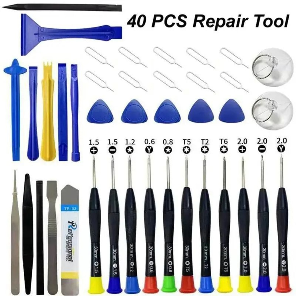 40in1 Professional Mobile Phone Repair Tool Kit Precision Disassembly Screen Pry Set 6