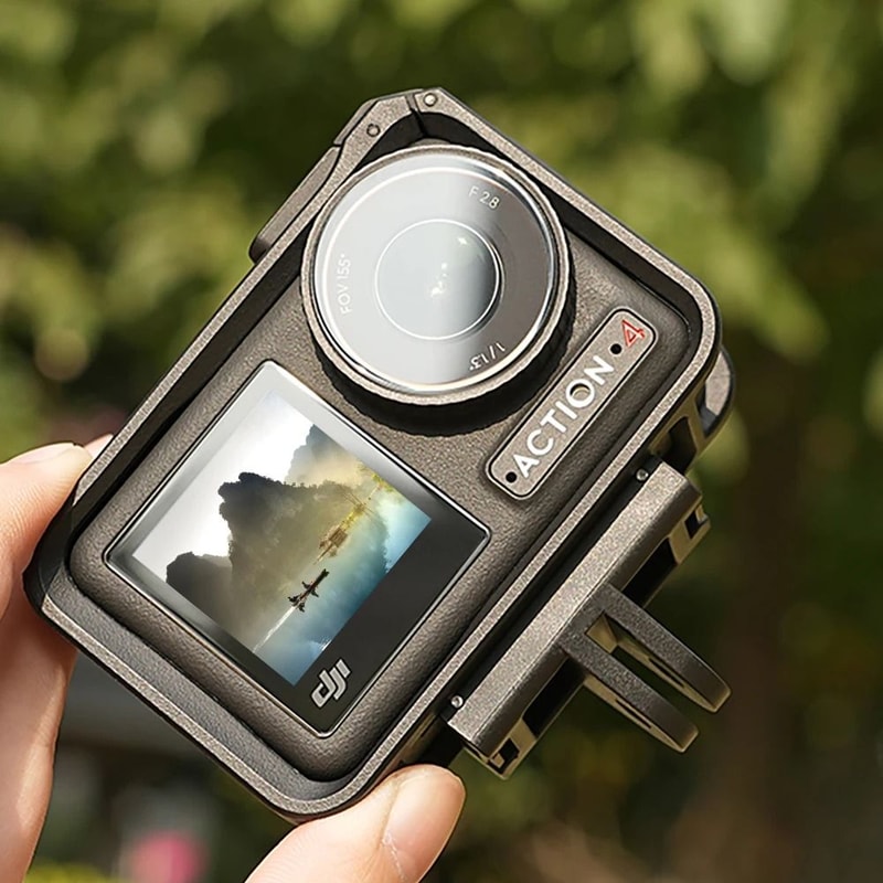 Magnetic TwoClaw 14 Thread Adapter Universal QuickRelease Mount For DJI OSMO Action 5 Pro43 5