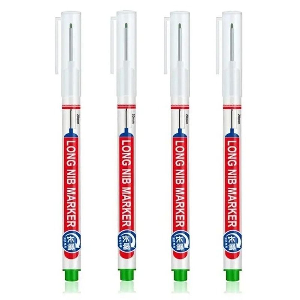 MultiPurpose 20mm Long Head Deep Hole Marker Professional Waterproof Pen For Woodworking Metalwor 10