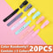 20Piece Portable Silicone Strap Winder Set Reusable Desktop Cord Organizer USB Data Line Wrap Tie 11