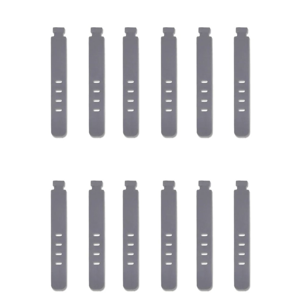 20Piece Portable Silicone Strap Winder Set Reusable Desktop Cord Organizer USB Data Line Wrap Tie 14