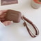 Caramel Color Soft Silicone AirPods Case With Anti Fall Lanyard For AirPods 4 3 Pro 2 1 2