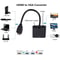 1080P HDMI To VGA Cable Converter With Audio And Power Supply For Tablet Projector PC And TV 2