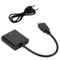 1080P HDMI To VGA Cable Converter With Audio And Power Supply For Tablet Projector PC And TV 7