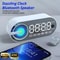 Quiet Wireless Bluetooth Speaker Alarm Clock With RGB TWS And LED Mirror Display For Bedroom And Of 0