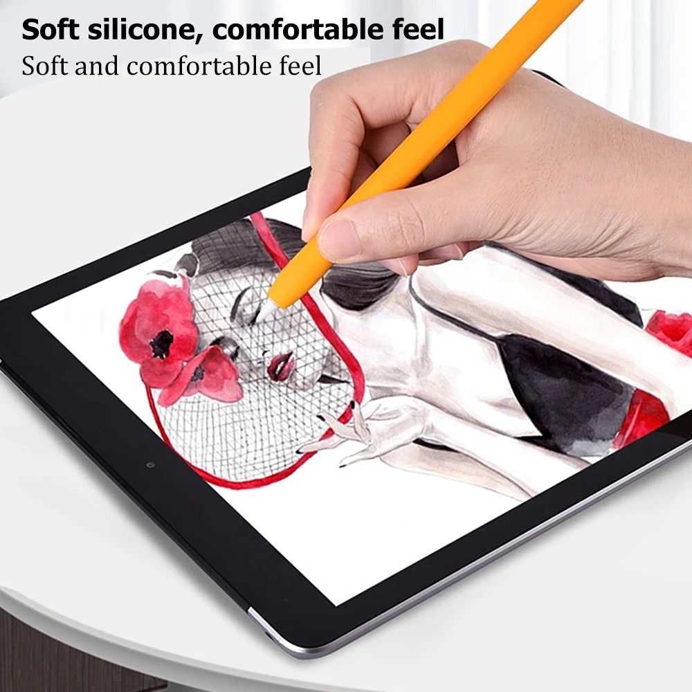 Apple Pencil 1st And 2nd Generation Silicone Protective Case Shockproof Stylus Sleeve Accessories 4