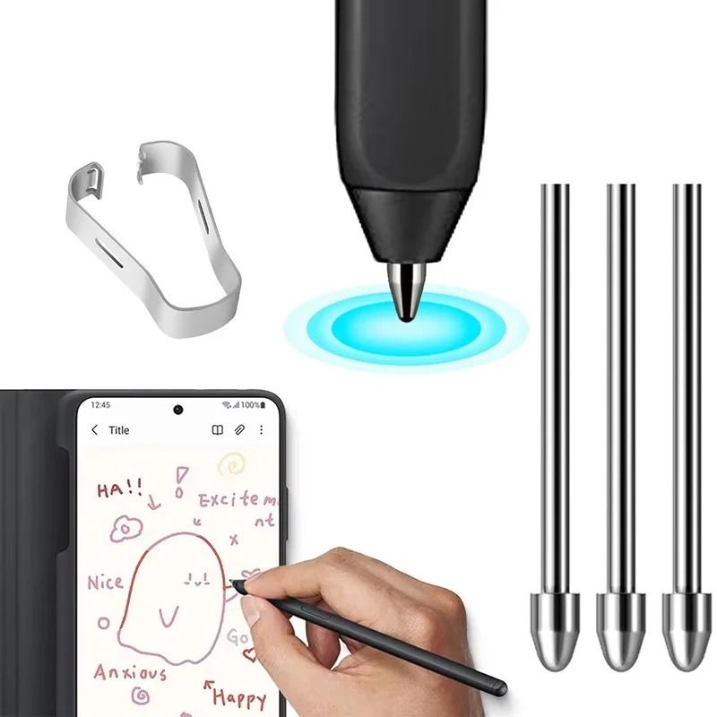 Titanium Alloy Metal Replacement Nibs For Samsung Galaxy S23 S22 S21 Ultra And Tab S9 S8 S7 Series 0