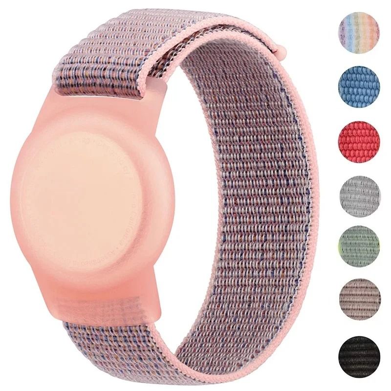 Nylon Bracelet For Apple AirTags Kids Wristband AntiScratch Tracker Holder Watch Strap Accessories 0