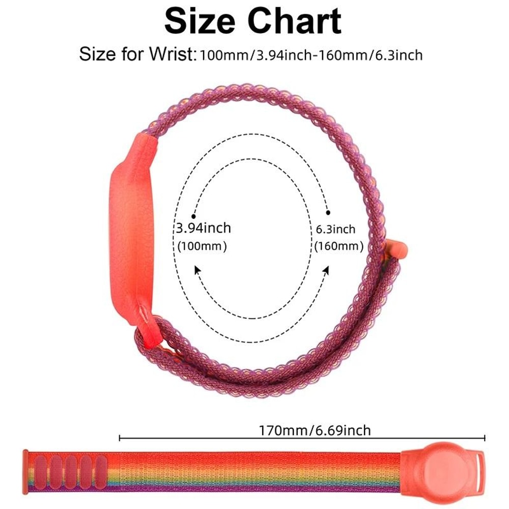 Nylon Bracelet For Apple AirTags Kids Wristband AntiScratch Tracker Holder Watch Strap Accessories 1
