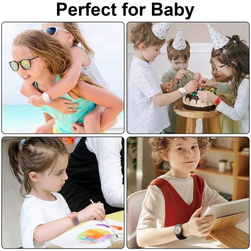 Nylon Bracelet For Apple AirTags Kids Wristband AntiScratch Tracker Holder Watch Strap Accessories 5