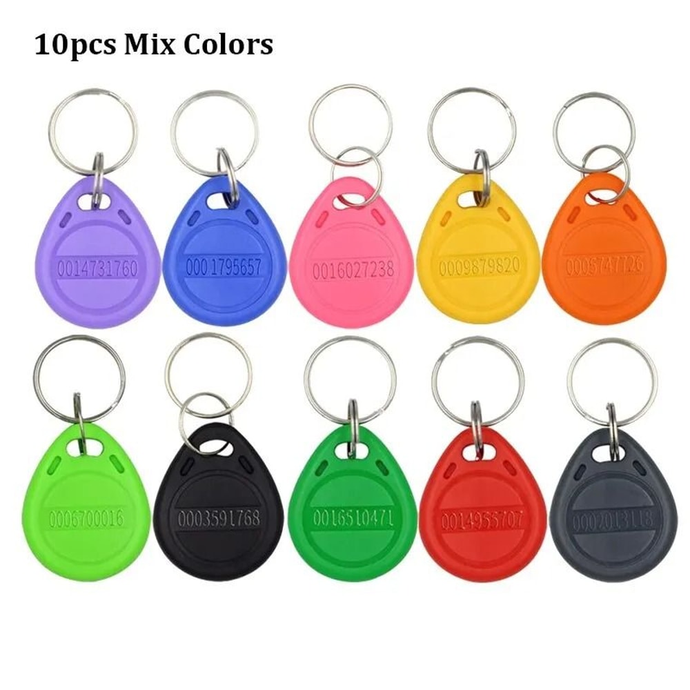 125KHz RFID Proximity ID Keyfobs TK4100 Access Control Tokens For Attendance And Parking Systems 6