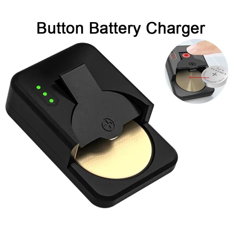 Button Battery Universal Charger Smart TypeC Rechargeable Lithium For LIR2032 LIR2025 LIR2016 0