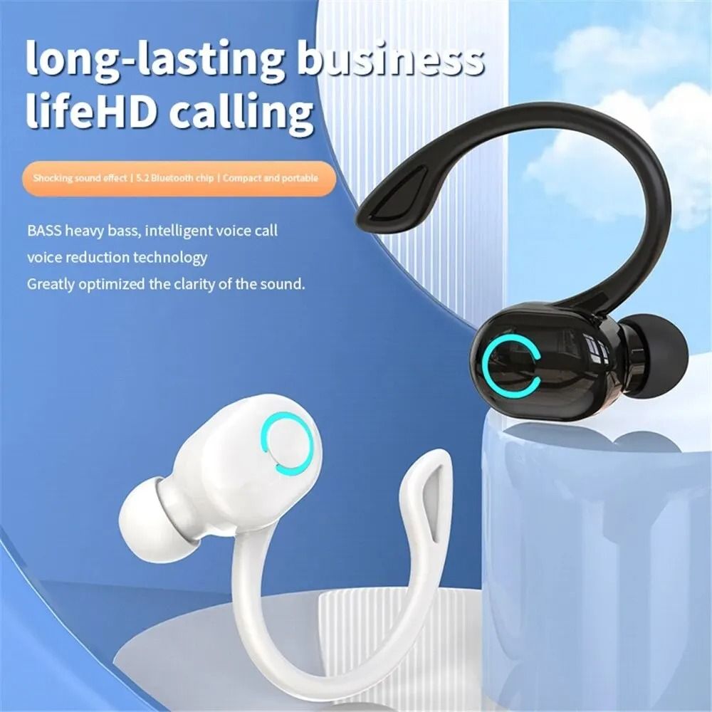 Wireless Bluetooth 50 Earphones HIFI Stereo With HD Mic For Business Car Calls And Mobile Devices 2