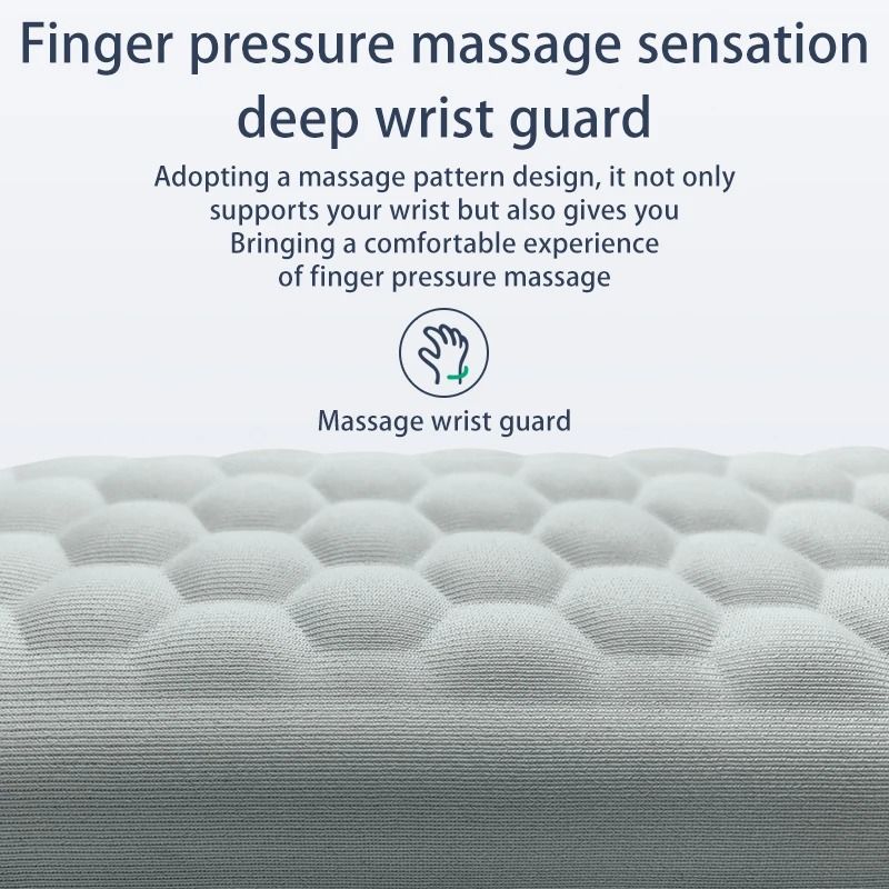 Wrist Mouse Keyboard Pad With Ergonomic Memory Foam Support For Office And Home Computers 3