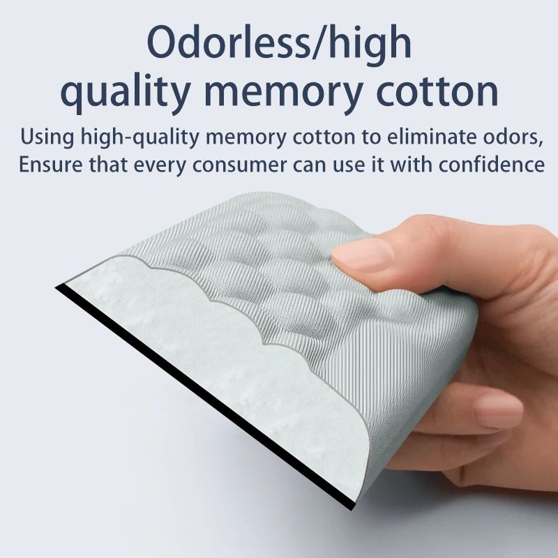 Wrist Mouse Keyboard Pad With Ergonomic Memory Foam Support For Office And Home Computers 5