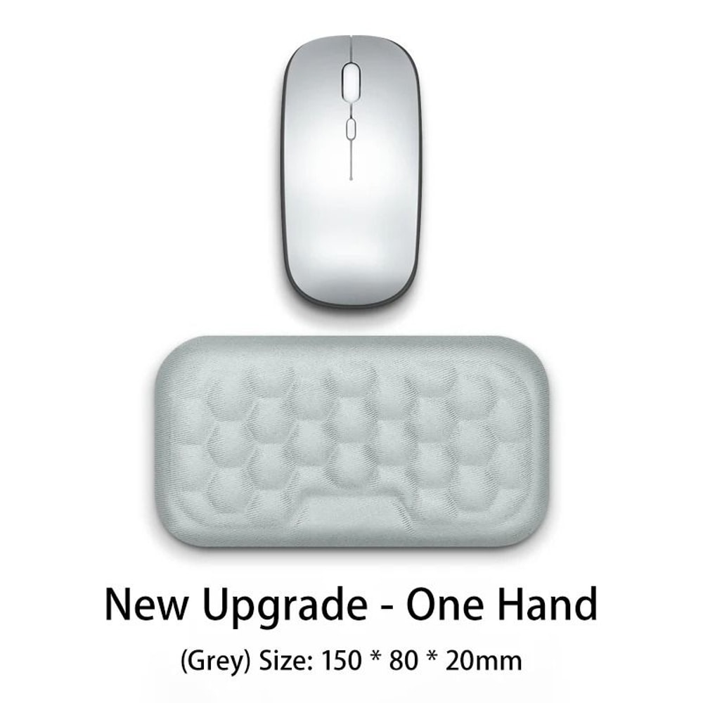 Wrist Mouse Keyboard Pad With Ergonomic Memory Foam Support For Office And Home Computers 7
