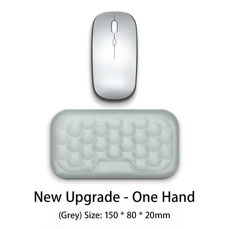 Wrist Mouse Keyboard Pad With Ergonomic Memory Foam Support For Office And Home Computers 7
