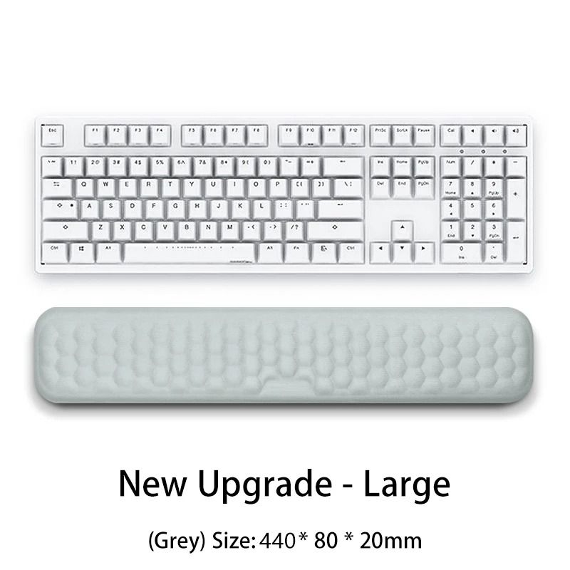 Wrist Mouse Keyboard Pad With Ergonomic Memory Foam Support For Office And Home Computers 12