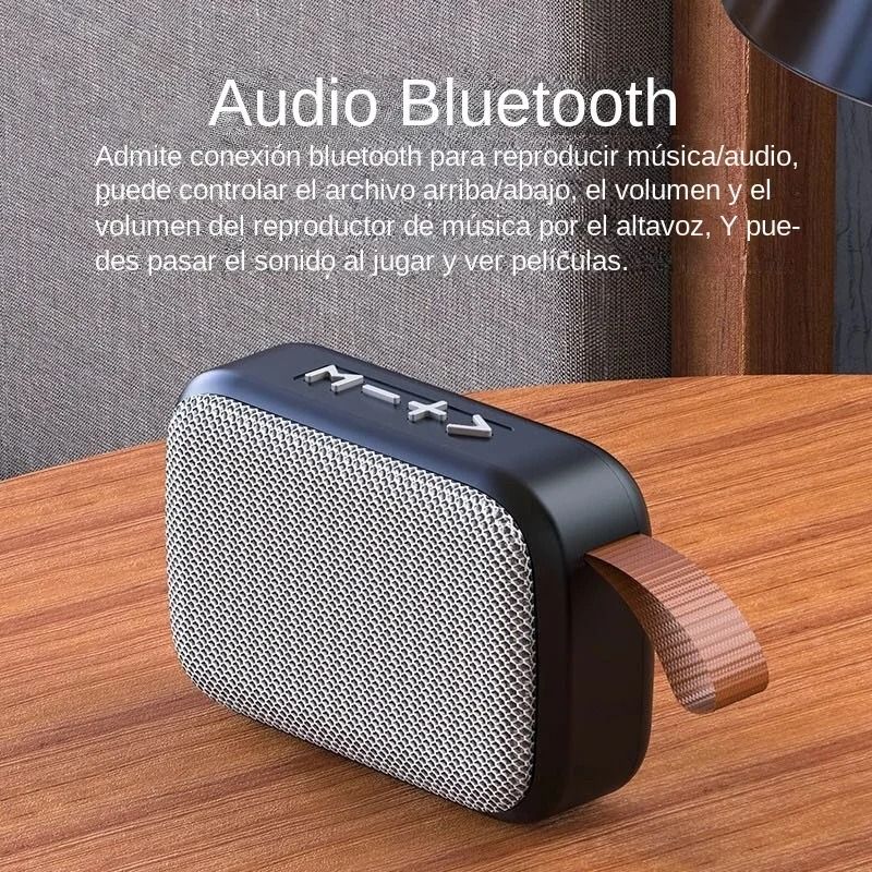 Mini Bluetooth Speaker Subwoofer Portable Wireless Soundbar With HIFI Audio For Outdoor And Indoor 5