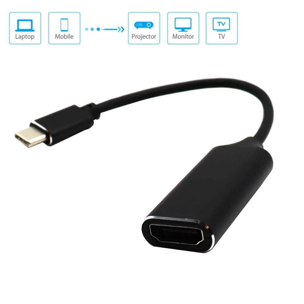 USB Type C To HDMI Cable 4K Converter Adapter For MacBook Laptop Projector And Phone 4