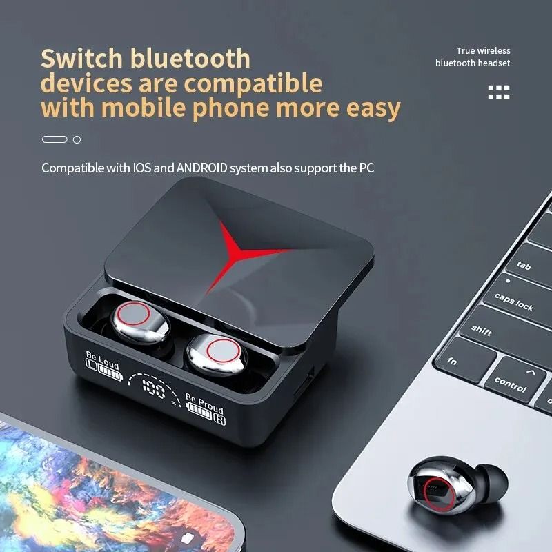 TWS Wireless Bluetooth Earphones With Touch Control And HIFI Stereo Noise Reduction For Gaming 2
