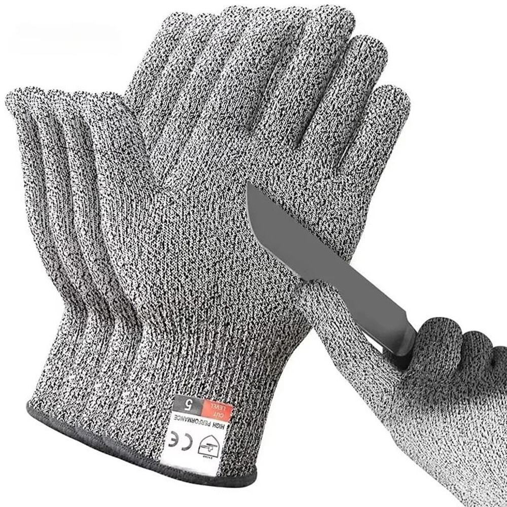 Level 5 Safety Protection AntiCut Gloves CutProof And StabResistant Metal Mesh Butcher Gloves 0
