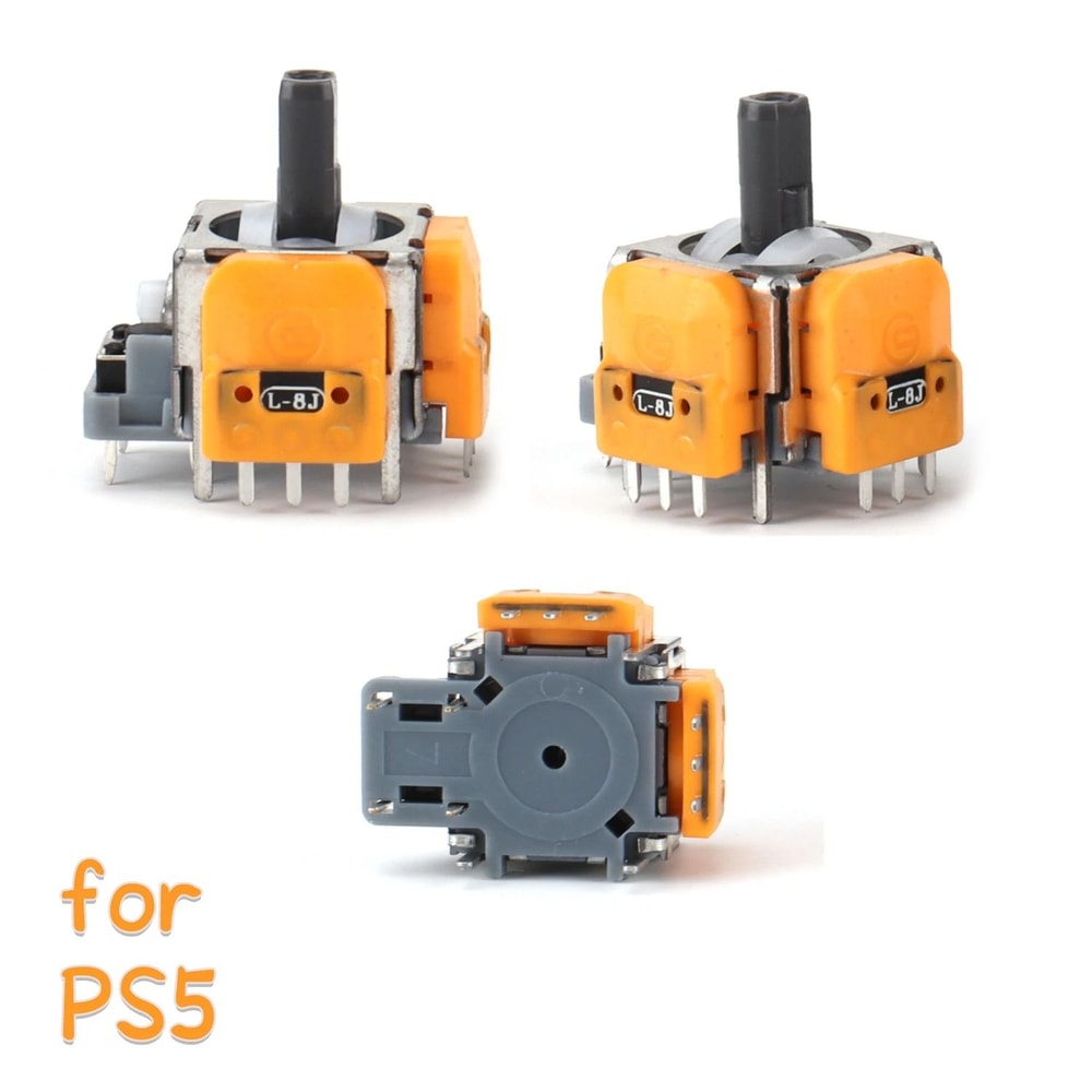 1 Pair Replacement Hall Effect Joystick 3D Analog Sensor ThumbStick For PS5 PS4 Xbox Series Control 3