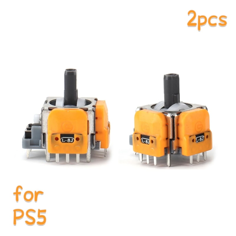 1 Pair Replacement Hall Effect Joystick 3D Analog Sensor ThumbStick For PS5 PS4 Xbox Series Control 8