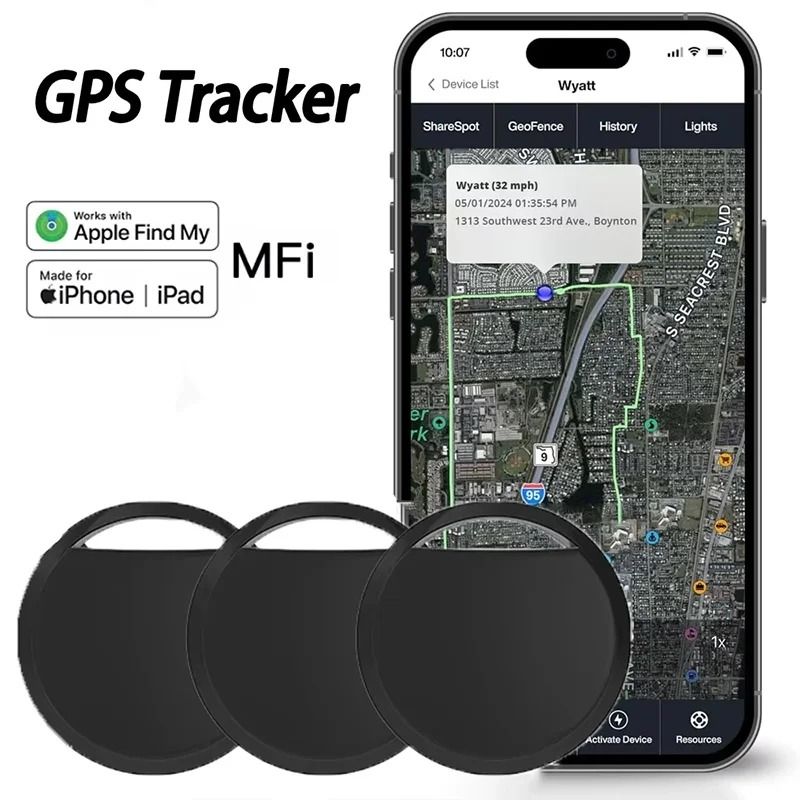 Apple Find My Mini Bluetooth GPS Tracker Antilose Reminder Key Finder Pet Dog Kid Bag Wallet Car Sm 0
