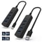 4 Ports USB Splitter Expander USB 30 HUB Type C Power Port 5Gbps High Speed Docking Station 0