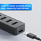 4 Ports USB Splitter Expander USB 30 HUB Type C Power Port 5Gbps High Speed Docking Station 4