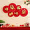 6PCS Set Of Chinese New Year Decorations Paper Fans And Flower Ornaments For Holiday Living Room Di 7