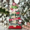 Small Wooden Christmas Tree Tabletop Decor Santa Claus And Gift Design For Holiday Room Decoration 3