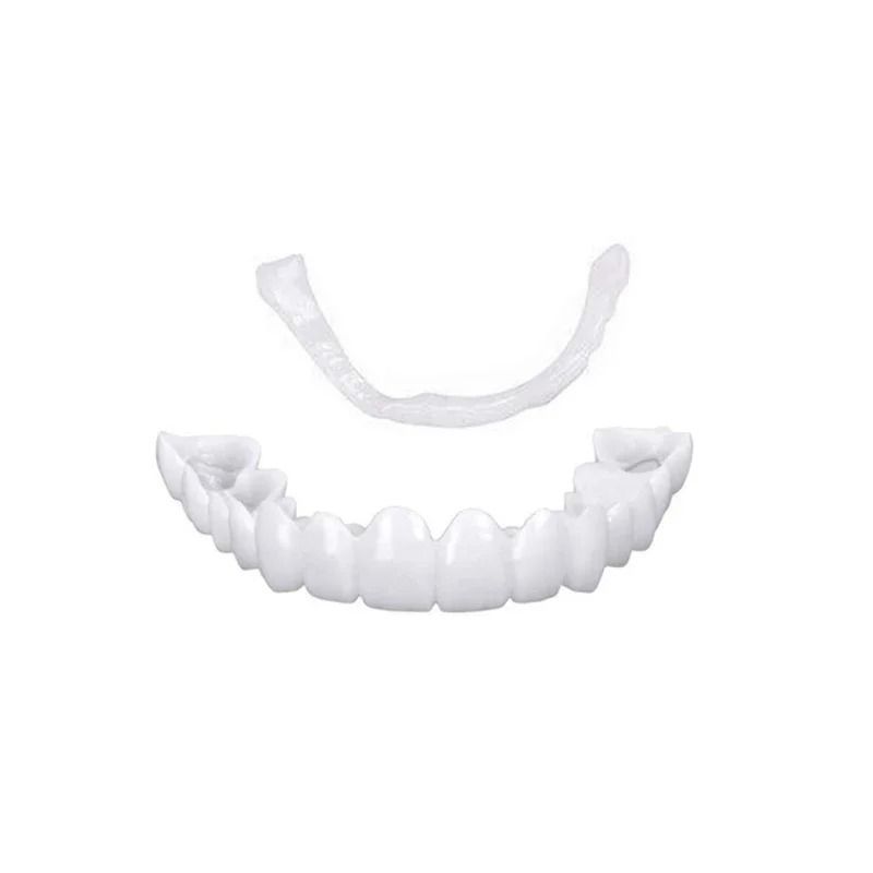 Veneer Snapon Teeth Kit Fake Temporary Tooth Whitening Replacement White Snap Repair Fitting Kit 5