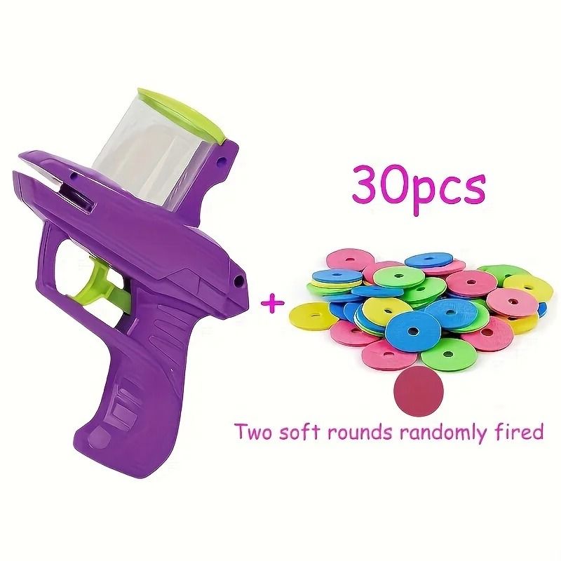 Cat Interactive Toy Transmitter Battery Free Foam Frisbee Launcher For Playing With Kittens And Cat 6