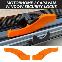 2 rv window safety locks compatible with polyplastic suitable for left and right side replacement