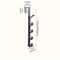 4 Piece 5 Hook Door Hook Back Storage Rack Household Bathroom Organizer And Hanging Storage 3