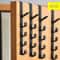 4 Piece 5 Hook Door Hook Back Storage Rack Household Bathroom Organizer And Hanging Storage 6