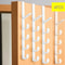 4 Piece 5 Hook Door Hook Back Storage Rack Household Bathroom Organizer And Hanging Storage 7