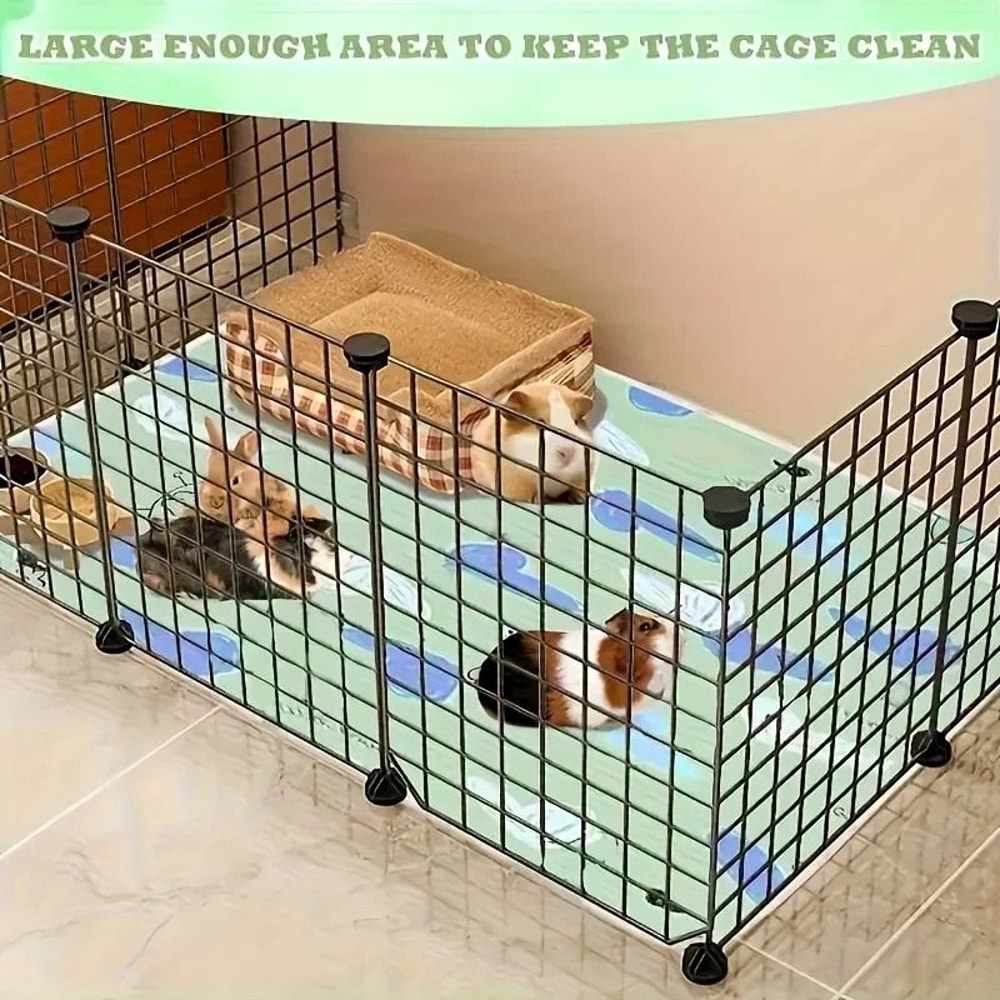 Pet Cage Mat Reusable Washable Bedding For Hamsters Rabbits Guinea Pigs Cats And Reptiles With Fun 1