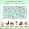 Pet Cage Mat Reusable Washable Bedding For Hamsters Rabbits Guinea Pigs Cats And Reptiles With Fun 2