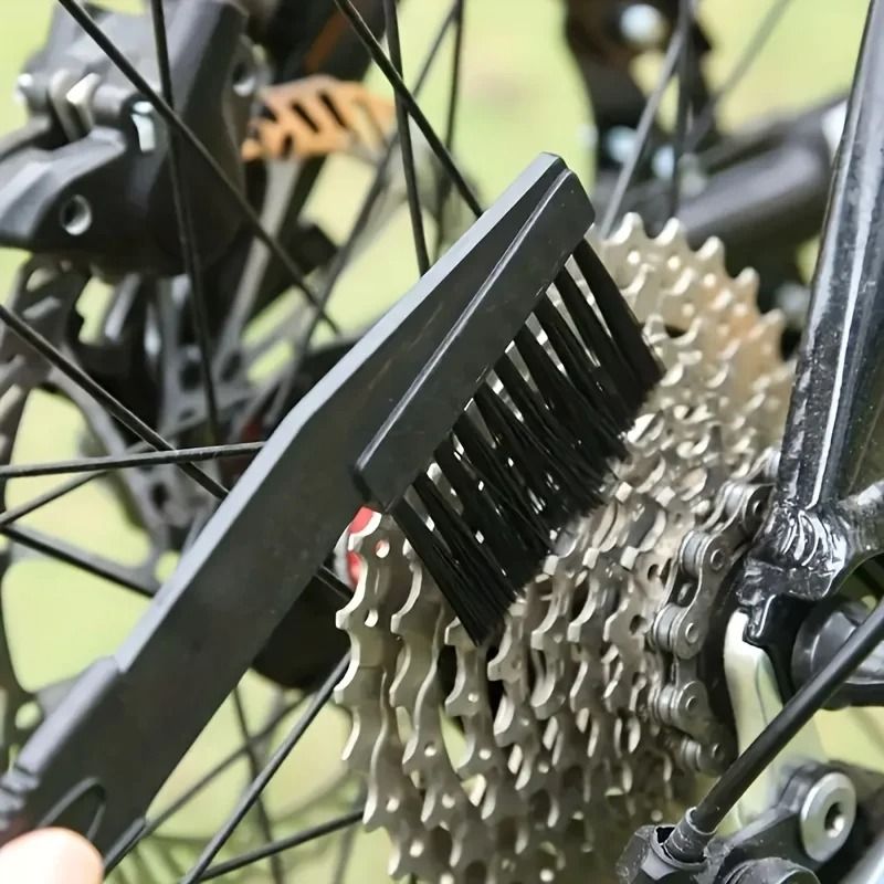Cleaning Chain Brush Two Piece Set Mountain Bike Chain Gear Cleaning Tool Riding Equipment Bike Cha 5