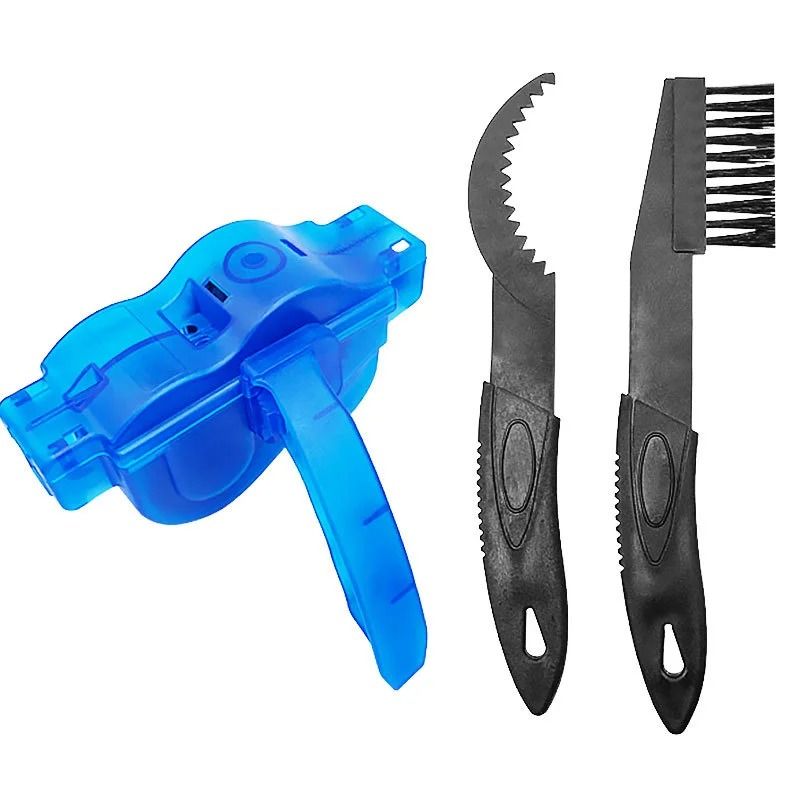 Cleaning Chain Brush Two Piece Set Mountain Bike Chain Gear Cleaning Tool Riding Equipment Bike Cha 7