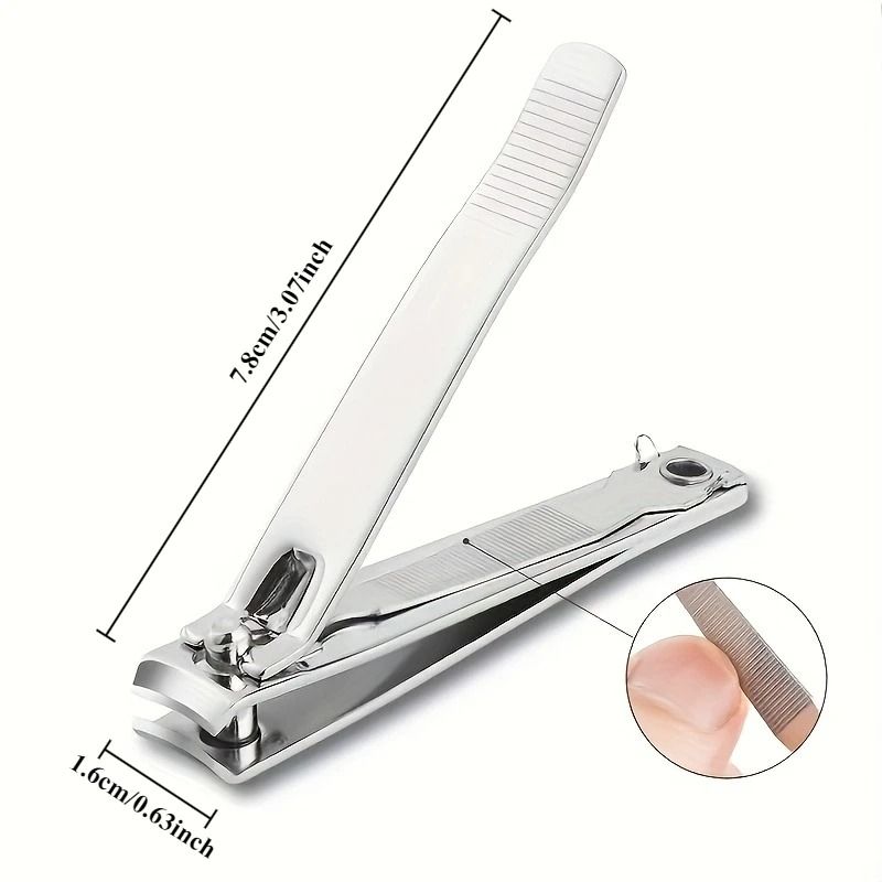 Large Nail Cutter With Builtin File Convenient Grooming Aid For Daily Precise Nail Care 2