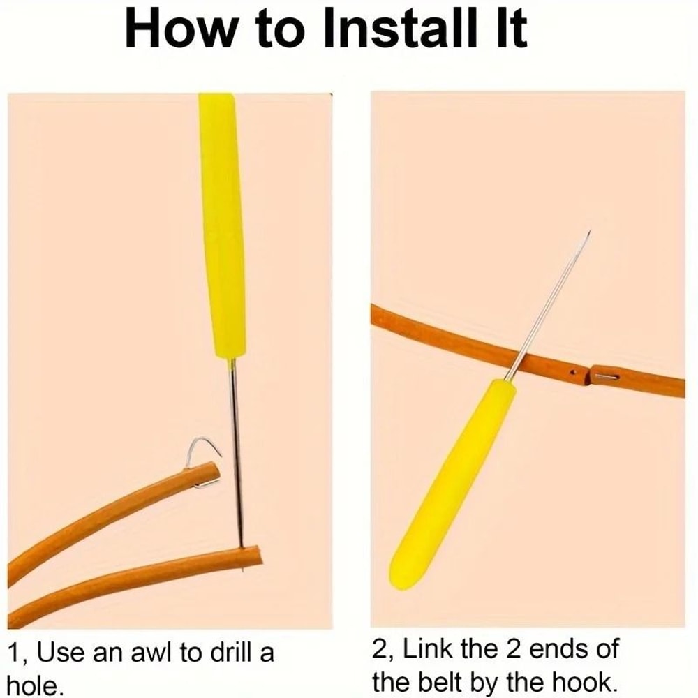 Durable Brown Cowhide Pedal Sewing Machine Belt For OldFashioned Household Sewing Machines 3