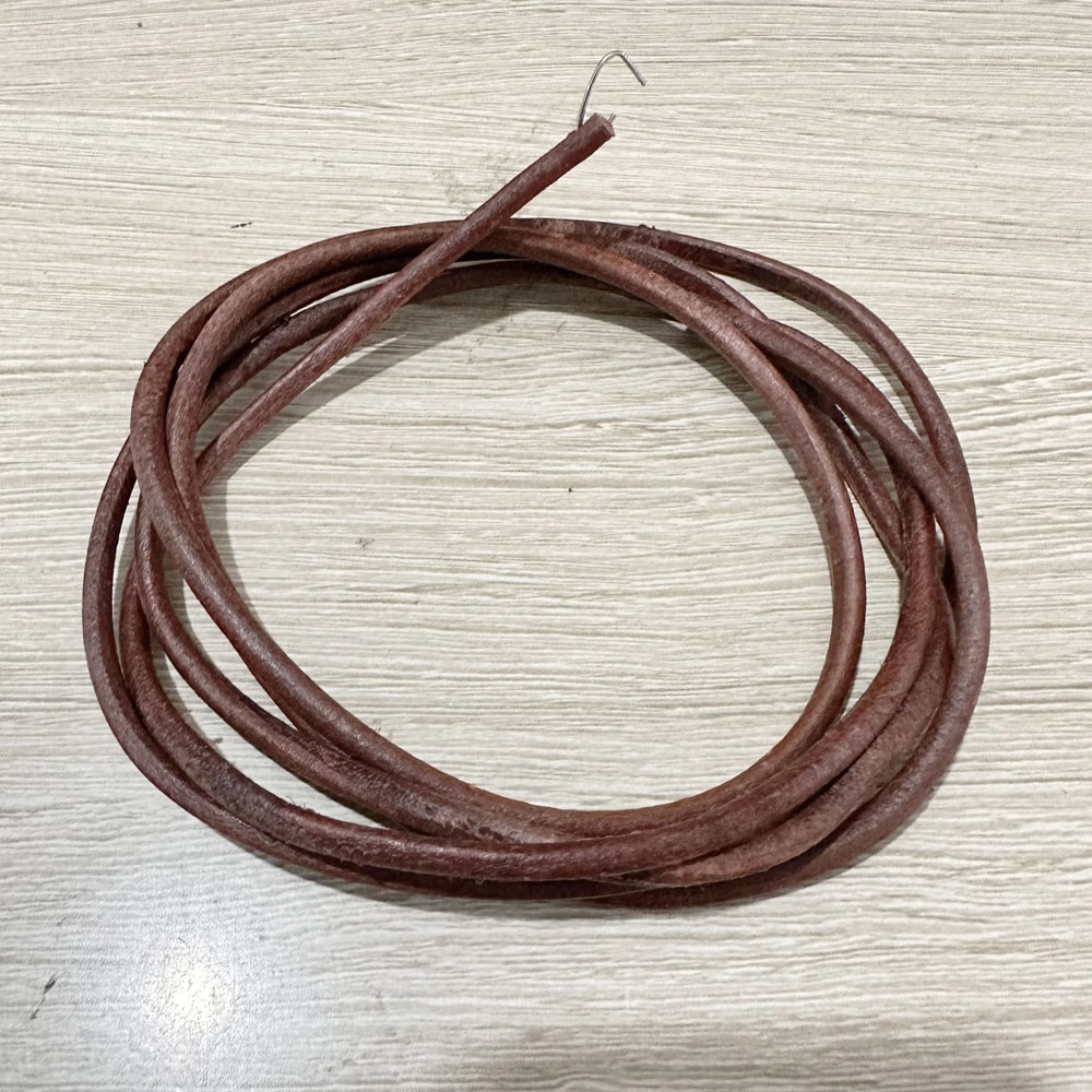 Durable Brown Cowhide Pedal Sewing Machine Belt For OldFashioned Household Sewing Machines 6