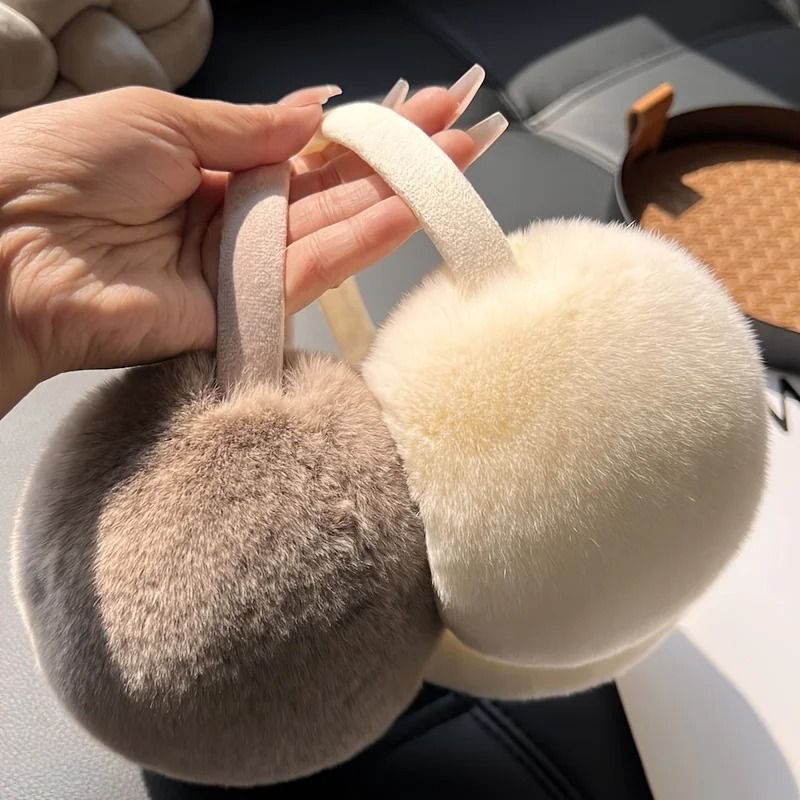 Outdoor Warm Plush Earmuffs Ideal Christmas Gift Folding Winter Ear Protectors For Cycling And Trav 5
