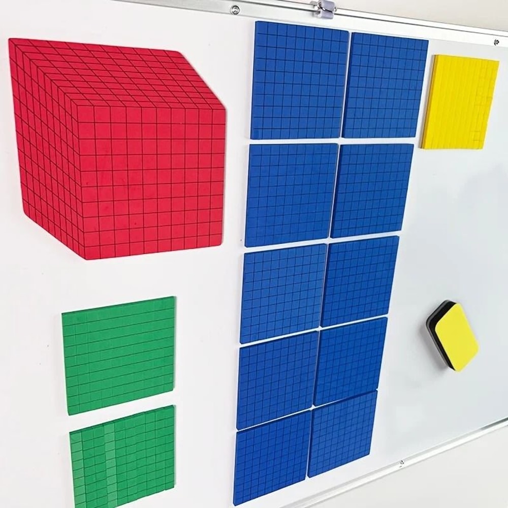 131PCS EVA Foam Magnetic Decimal Teaching Aid Set Bit Value Math Education Tool 1