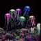 35pcs Luminous Silicone Jellyfish Lifelike Fish Tank Decor Artificial Glow Aquarium Decoration 1