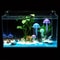 35pcs Luminous Silicone Jellyfish Lifelike Fish Tank Decor Artificial Glow Aquarium Decoration 3